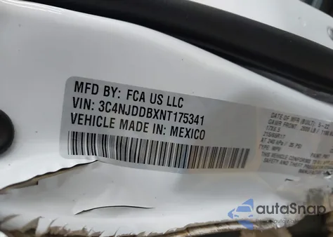 2022 Jeep Compass Trailhawk 4X4 z USA, uszkodzony, nr VIN 3C4NJDDBXNT175341